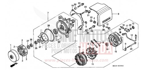 GENERATRICE GL1500CW de 1998